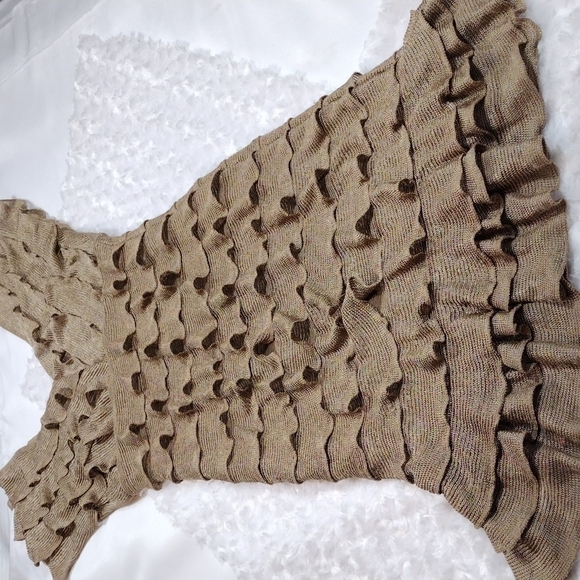 NWOT Gold layered dress studio m size XS - Picture 1 of 15